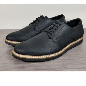 The Rail 'Slater' Buck Shoe, Black Waxed Textile, Mens Size 10 / 43 M